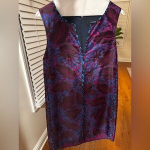 J. Crew Shift Dress Midnight Floral Jacquard 0709